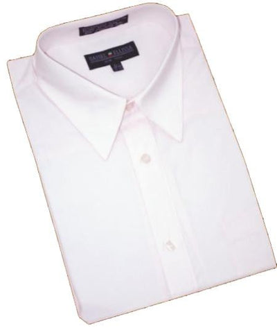 Light Pink Cotton Blend Convertible Cuffs Men's Dress Shirt mensusa