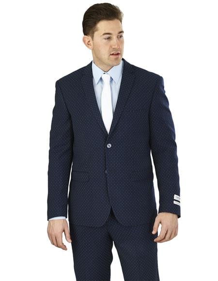 Men's Wedding - Prom 2026 Event Bruno 2 Button Dark Navy Suit