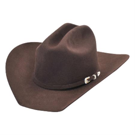 Brown Tejana Los Altos Hats-Texas Style Felt Cowboy Hat