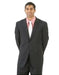 Men's 2 Button Dark Black Super Hand Discounted Salenon back vent mensusa