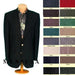 Men's 2 Button Front 4 on Sleeves Fully Lined Metal Buttons Blazer All Colors - mensusa