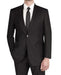 Men's 2 Button Online Sale Clearance Slim Fit Cheap Priced Business Suits Clearance Sale Black mensusa
