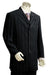 Men's 3 Piece Black Unique Exclusive Fashion Suit mensusa