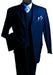 Men's 3 Piece Premium Fine Drak Blue three piece suit mensusa