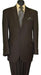Men's Brown Stripe ~ Pinstripe 2 Button Cheap Priced Business Suits Clearance Sale mensusa
