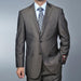 Men's Brown Teakweave 2-button Texture ~ Patterned Fabric Flat Front Pants Cheap Priced Business Suits Clearance Sale mensusa