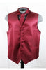 Men's Burgundy ~ Maroon ~ Wine Color Dress Tuxedo Wedding Vest - Men's Neck Ties - Mens Dress Tie - Trendy Mens Ties mensusa