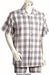 Men's Button Closure Short Sleeve straight cut Mens Walking Outfit Leisure Casual Suit mensusa
