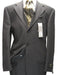Men's Charcoal Gray 100% Available In 2 Or 3 Buttons Style Regular Classic Cut Super 120'S Cheap Priced Business Suits Clearance Sale - Color: Dark Grey Suit - mensusa