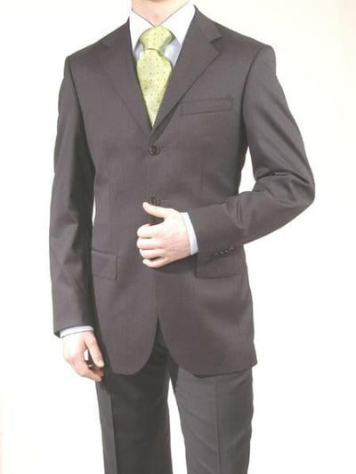 Men's Charcoal Gray 3 Button Dress Business Suits On Sale - Color: Dark Grey Suit mensusa