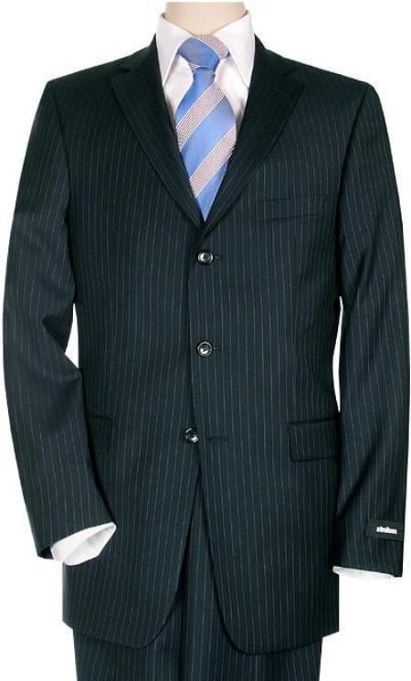 Mixture Of Blue + Dark Gray Available In 2 Or 3 Buttons Style Regular Classic Cut Cheap Priced Business Suits Clearance Sale