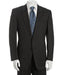 Men's Dark Grey 2-Button Suit with Single Pleated Trousers mensusa