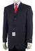 Men's Dark Navy Blue Suit For Men Discount Cheap Priced Dress 2 Or Three - 3 Buttons Cheap Business Suits Clearance Sale For Men - mensusa