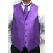 Men's Four-piece Dress Tuxedo Wedding Vest ~ Waistcoat ~ Waist coat Set Purple Buy 10 of same color Tie For $25 Each - Men's Neck Ties - Mens Dress Tie - Trendy Mens Ties mensusa