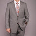 Men's Gray Birdseye 2-button Suit - Dress Suit For Men 2 Piece Suits - Two piece Business suits Suit mensusa