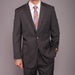 Men's Gray Teakweave 2-button 2 Piece Suits - Two piece Business suits Suit mensusa
