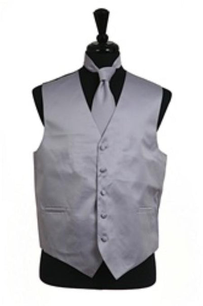 Men's Grey Regular Fit Wedding Dress Tuxedo with Vest ~ Waistcoat ~ Waist coat Tie Set Buy 10 of same color Tie For $25 Each - <li>Men's Neck Ties - Mens Dress Tie - Trendy Mens Ties mensusa