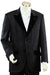 Men's Luxurious Black Zoot Denim Fabric Suit mensusa