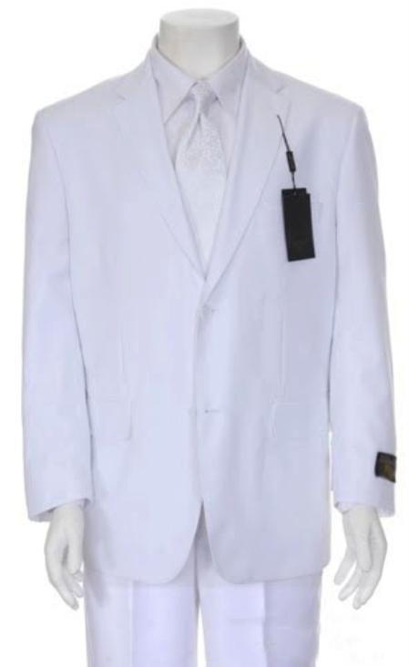 Men's Multi-Stage Party Cheap Priced Business Suits Clearance Sale Collection White mensusa