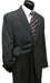 Men's Pinstripe - Stripe Two 2 Button Super Business - Wedding 2 piece Side Vented 2 Piece Suits For Men side vented in 4 colors - mensusa