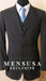 Men's Solid Dark Charcoal Gray Vested Super 140's Wool Vergin Marino Poly~Rayon Vented Three Buttons Style suit mensusa