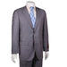 Men's Solid Grey 2-button 2 Piece Suits - Two piece Business suits Suit mensusa