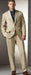Men's Two Button Cheap Priced Business Suits Clearance Sale - Khaki Stone 2 Button Regular Classic Fit mensusa