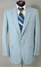 Men's Two Button Suit - Light Blue ~ Sky Baby Blue (Baby Blue) mensusa