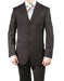 Men's premier quality Online Sale Clearance Three - 3 Buttons Style Double Vent Liquid Black Supe - mensusa