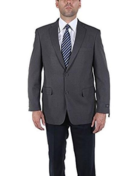 Men_s_Classic_2_Button_Gray_Blazer_Suit_Jacket