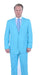 Men's Sky Baby Blue Turquoise 2 Piece 