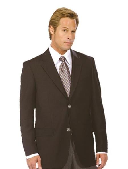 Authentic Mantoni Brand Real With Tags Cheap Priced Business Suits Clearance Sale Plain Front Blue - High End Suits - High Quality Suits main image 0