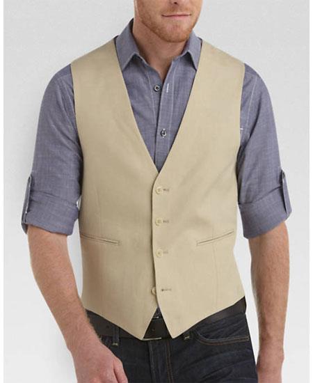Men's Vest and Pants Set - Linen Outfits For Men Perfect for wedding Vest & Pants