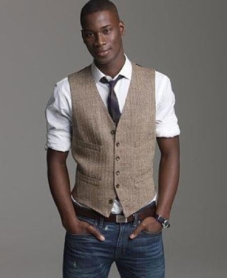 Men's Vest and Pants Set - Linen Outfits For Men Perfect for wedding Vest & Pants