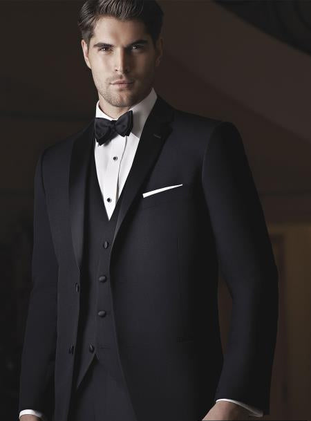 Evening Notch Black 2 Button Notch Tuxedo Ike Evening by Tuxedo Authentic Brand main image 1