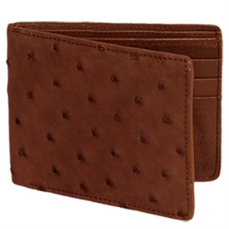 Men's Genuine Exotic Animal Skin Carteras Avestruz Men's Wallet