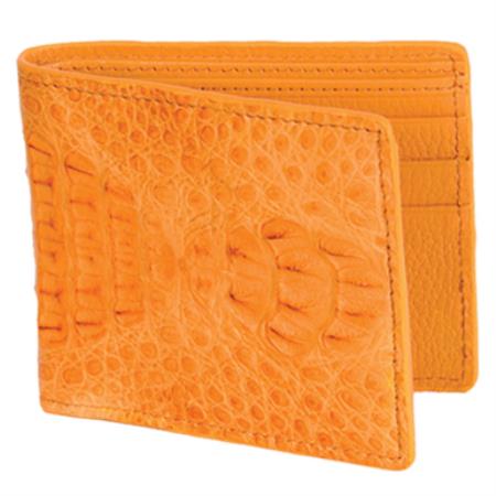 Carteras caiman ~ World Best Alligator ~ Gator Skin Lomo Men's Wallet â€“ Mantequilla