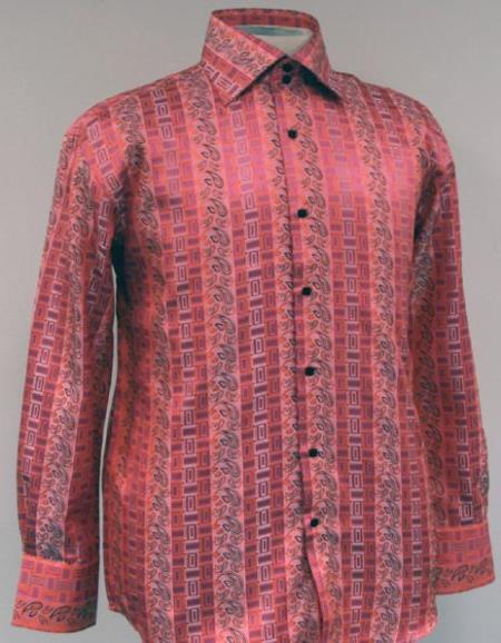 Button Cuff Colar Night Club Outfit guys