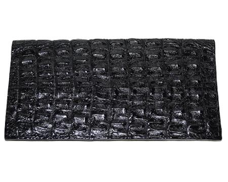 Men's Genuine Exotic Animal Skin Wallet ~ billetera ~ CARTERAS Large Hornback Wallet Black
