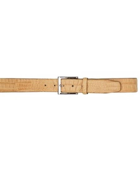 Real Authentic Skin Avana All-Over Genuine Crocodile Hornback Cinturon De Cocodrilo