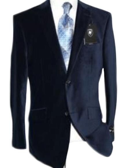 Velvet Navy Blue Sport Coat Kids Sizes Cheap Priced Unique Fashion Designer Men's Dress blazers Sale By Giorgio Cosani Men's & Boys Sizes