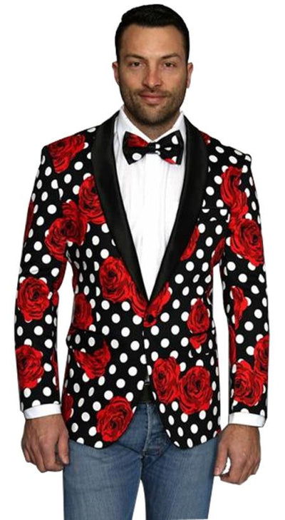 Black Flower Blazers