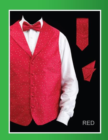Men's 4 Piece Dress Tuxedo Wedding Waistcoat main image 1