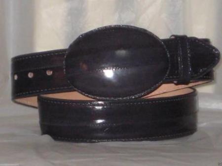 Genuine Authentic Faded Gray Eel Skin Western Cowboy Belt