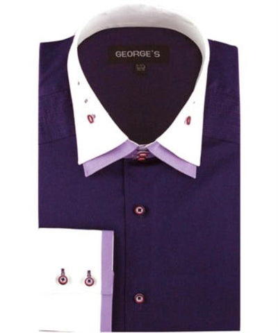 Double Collar Dress Shirt