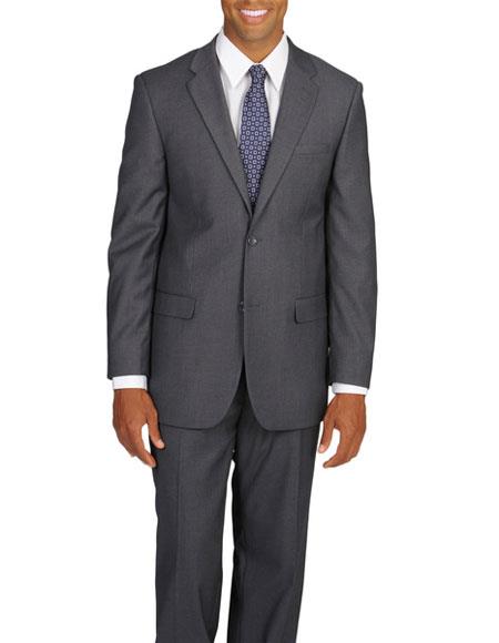 Brand: Caravelli Collezione Suit - Caravelli Suit - Caravelli italy Caravelli Men's Double Vent 2 Button Grey Suit
