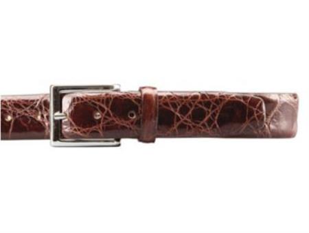 Real Authentic Skin Gold All-Over Genuine World Best Alligator ~ Gator Skin Belt