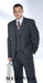 Mens Three Piece Suit - Vested Suit 1 One Pleat Pants With 3 Btn Charcoal Gray 2 Piece Suits For Men Super Light Weight Modern Fit Viscose~Rayon Fabric mensusa