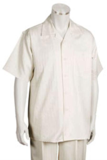 Mens Walking Suit Men's Short Sleeve 2piece Two Piece Walking Outfit Pant Sets Suit Leisure Casual Suit For Sale main image 0