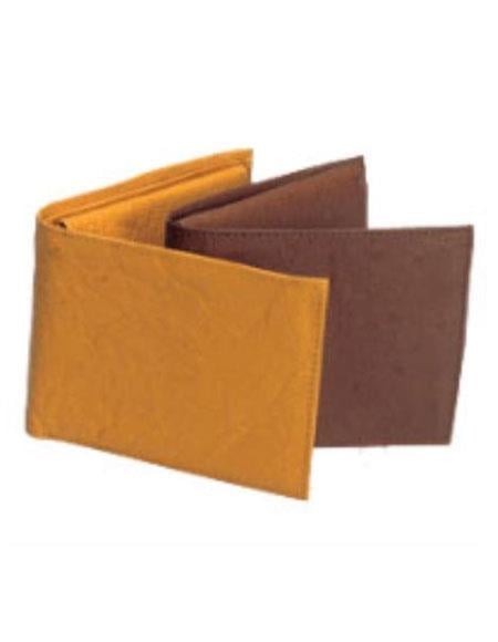 Smooth Ostrich Billford Black,Cognac,Bone,Buttercup,Kango